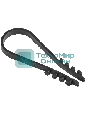 Дюбель хомут IEK UHH36-19-25-100 19-25 мм нейлон черный (100 шт) IEK