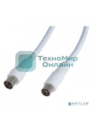 Кабель PERFEO ТВ вилка - ТВ розетка, длина 2 м. (T5002)