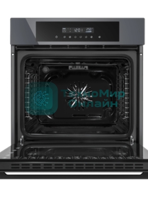 Шкаф духовой электрический Maunfeld AEOD60103G1, 60л, дверца с 3 стеклами, графит