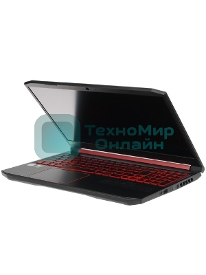Клавиатура для ноутбука Acer Nitro 5 AN515-54 черная с красной подсветкой (красная подложка)