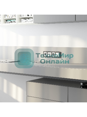 Накладка для двойной розетки Еthernet RJ-45 (белый акрил)