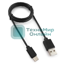 Кабель USB Гарнизон GCC-USB2-AMCM-1M, USB2.0 AM/USB3.1 Type-C, 1м, пакет