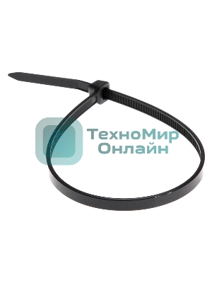 Хомут-стяжка кабельная нейлоновая Rexant 350 x4,8 мм, черная, упаковка 100 шт.