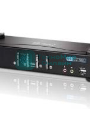Переключатель ATEN KVM Switch CS1764A-AT-G 4-х портовый USB 2.0 DVI KVMP-переключатель (KVM Switch)