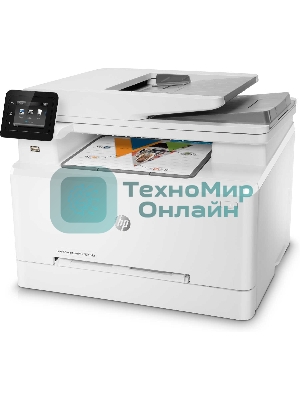 МФУ лазерное HP Color LaserJet Pro M283fdw (7KW75A), A4, цветной, печ. до 21 стр/мин., скан. до 26 стр/мин. (ч/б) 22 стр/мин. (цвет), 600 x 600 dpi (печать) 300x300dpi (скан), USB, RJ-45, Wi-Fi, Air Print, Mopria