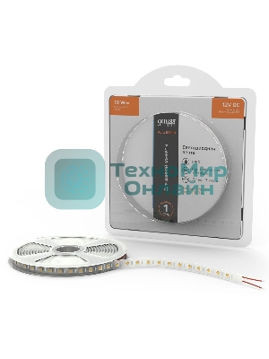 Лента светодиодная Basic Gauss 12V 10W/m 700lm/m 3000K IP65 LED 3m 1/100