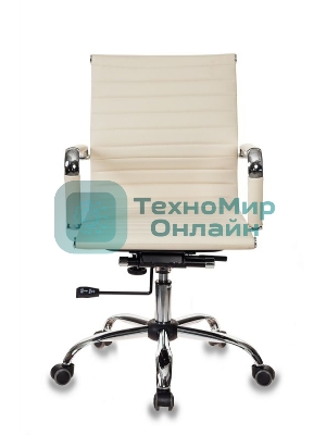 Кресло Бюрократ CH-883-LOW/IVORY слоновая кость, экокожа
