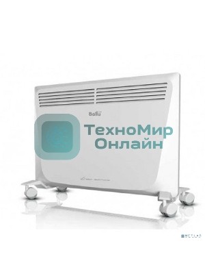 Конвектор электрический Ballu Enzo BEC/EZMR-1000 белый, 1000 Вт, 15 м2, термостат