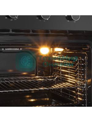 Шкаф духовой газовый с электрическим грилем Maunfeld MOGS703B2, встраиваемый