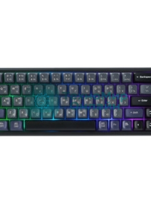 Клавиатура RITMIX RKB-868WBL Black чёрный-фиолетовый
