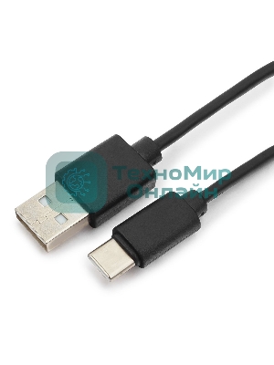 Кабель USB Гарнизон GCC-USB2-AMCM-1M, USB2.0 AM/USB3.1 Type-C, 1м, пакет