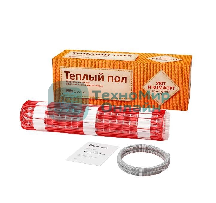 Комплект Теплый пол (мат) WSM 580Вт/3.85кв.м Warmstad 2206166