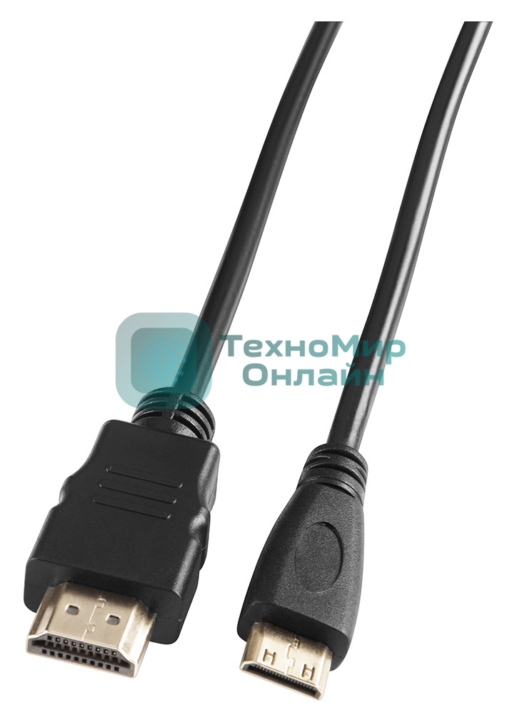 Кабель аудио-видео Buro mini-HDMI (m)/HDMI (m) 1.5м. черный