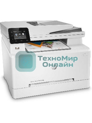 МФУ лазерное HP Color LaserJet Pro M283fdw (7KW75A), A4, цветной, печ. до 21 стр/мин., скан. до 26 стр/мин. (ч/б) 22 стр/мин. (цвет), 600 x 600 dpi (печать) 300x300dpi (скан), USB, RJ-45, Wi-Fi, Air Print, Mopria
