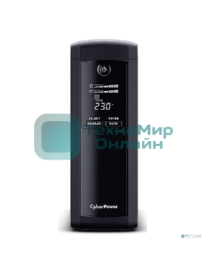 Источник бесперебойного питания UPS CyberPower VP1200EILCD Line-Interactive 1200VA/720W USB/RS-232/RJ11/45 (4 + 4 IEC С13)