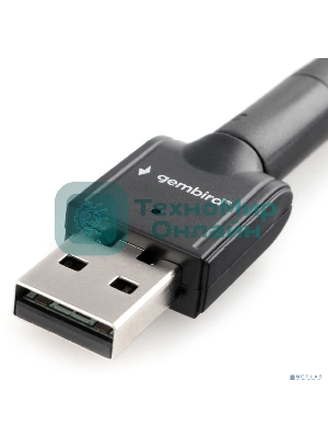 Сетевой адаптер Gembird WiFi 150 Мбит, с антенной, USB, 802.11b/g/n, RTL8188 (WNP-UA-010)