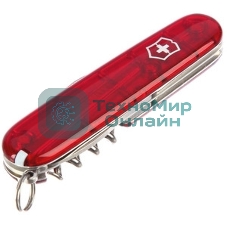 Нож перочинный Victorinox Spartan (1.3603.T) 91мм 12функций красный полупрозначный карт.коробка