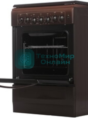 Плита комбинированная Gefest ПГЭ 6102-02 0001 коричневый, конфорок 4 газовых, духовка 55 л, 60 см x 85 см x 60 см