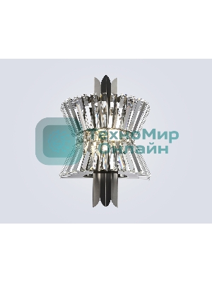 Настенный светильник Ambrella light LH41032/2 BK/CL черный/прозрачный E14*2 max 40W 310*180*460