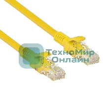 Патч-корд ExeGate UTP-RJ45-RJ45-5e-5M-YL, UTP, cat.5e, 5м, желтый