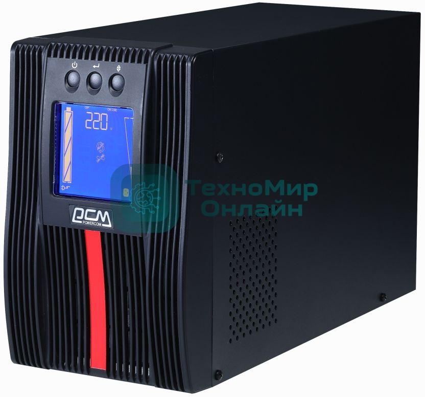 Источник бесперебойного питания Powercom MAC-1000, 1000Wt/1000VA, tower