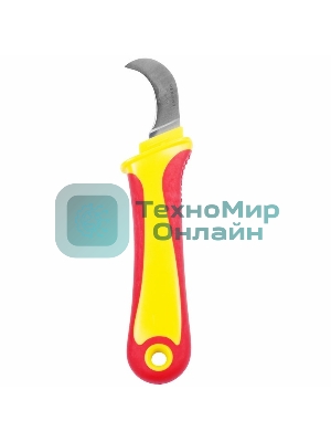 Нож монтажника Rexant нержавеющая сталь, изогнутое лезвие