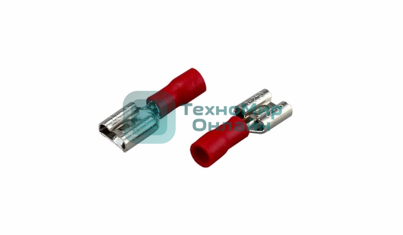 Клемма плоская Rexant изолированная гнездо 7.4 мм 0.5-1.5 мм² (РПи-м 1.5-(6.3)/РПИм 1,25-250)