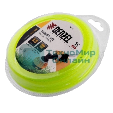 Леска для триммера Denzel зубчатый квадрат, 3мм х 15м, блистер FLEX CORD