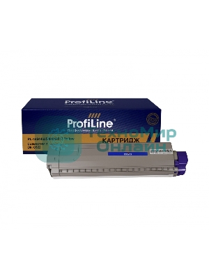 Картридж ProfiLine PL-44844625/44844613 (44844613) для принтеров Oki C822 Yellow 7300 копий