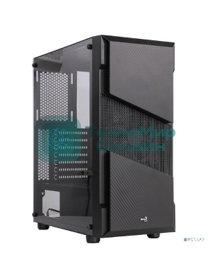 Компьютерный корпус Aerocool/Formula Menace Saturn FRGB-G-BK-v1 черный без БП ATX 4x120мм 2xUSB2.0 1xUSB3.0 audio bott PSU