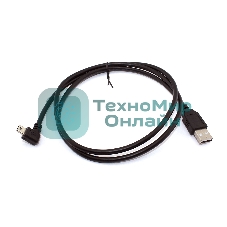 Кабель USB Type A на Mini USB угол вправо 1 м