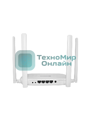 Беспроводной двухдиапазонный маршрутизатор AC1200, 1x1000Base-T WAN, 3x1000Base-T LAN, 4 внешние антенны 5 dBi