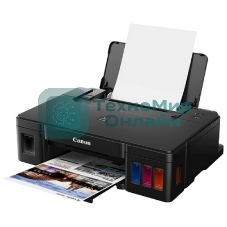 Принтер струйный Canon PIXMA G1410, 4-цветный струйный СНПЧ A4, 8.8 (5 цв) изобр./мин, 4800x1200 dpi, подача: 100 лист., USB, печать фотографий, печать без полей