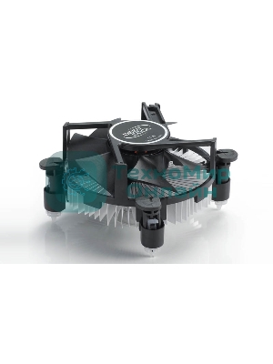 Кулер для процессора DEEPCOOL CK-11509 черный, 92 мм, алюминий, 2200 об/мин, 26.8 дБ, 3 pin, 65 Вт, 56 мм