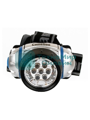 Фонарь налобный LED5310-7F3 (7LED 3 режима; 3хR03 в комплекте; метал.) Camelion 7534
