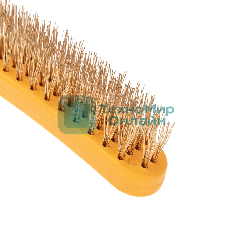 Щетка по металлу Kranz с пластиковой ручкой 4 ряд. 260 мм