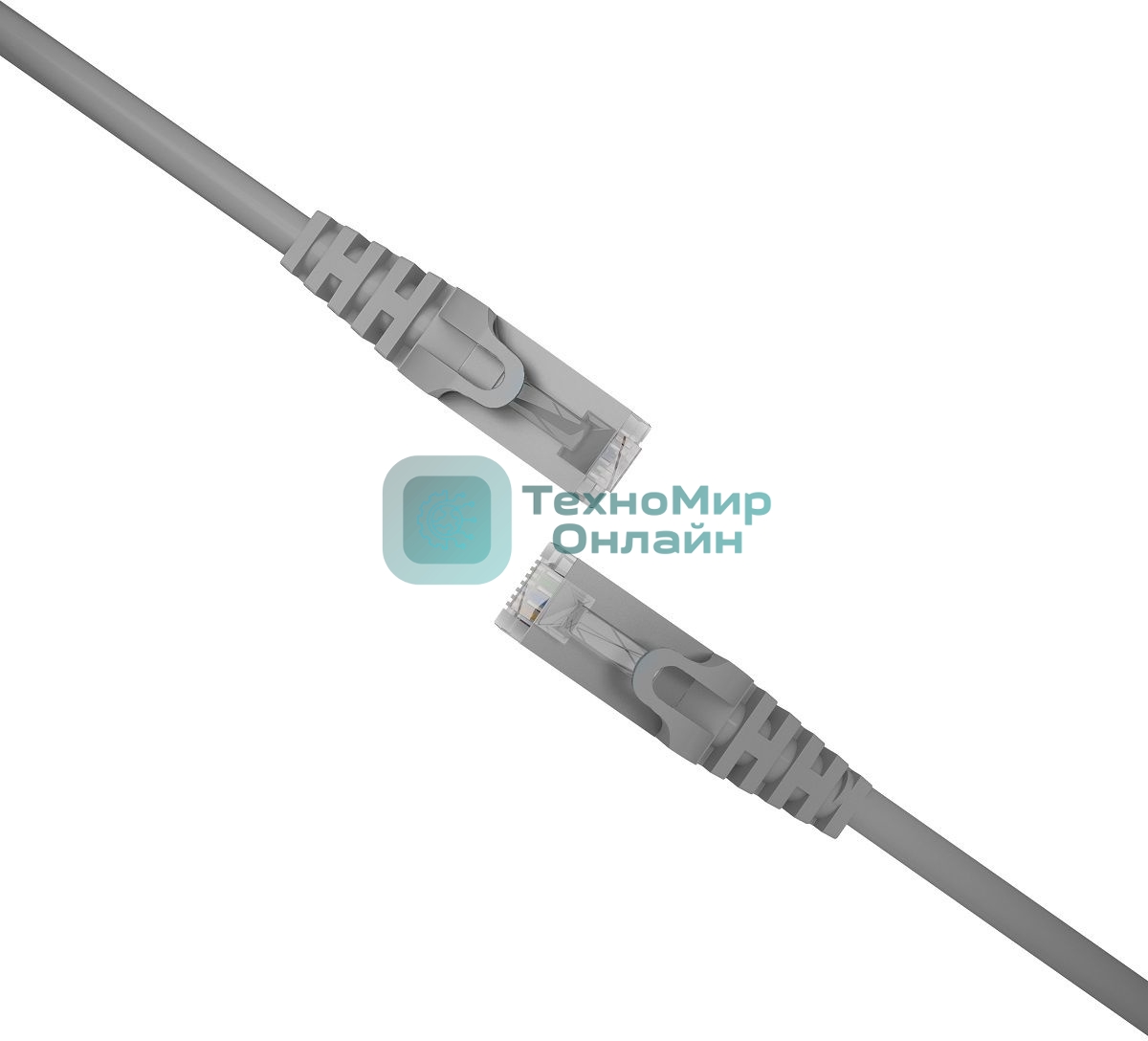 Патч-корд NTSS NTSS-PC-FTP-RJ45-5e-1.5-LSZH-GY NTSS-PC-FTP-RJ45-5E-1.5-LSZH FTP RJ-45 вил.-вилка RJ-45 кат.5E 1.5м серый LSZH (уп.:1шт) 26AWG