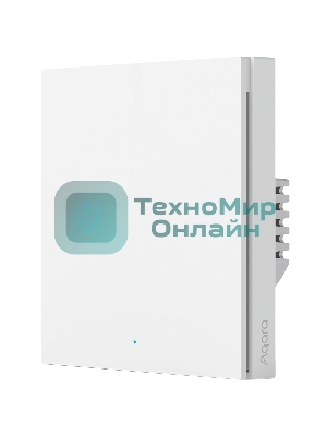 Выключатель умный Aqara Smart wall switch H1 ((with neutral, single rocker) WS-EUK03