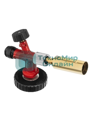 Горелка Matrix профессиональная на газовый баллон пьезоподжиг металл. корпус