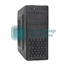 Компьютерный корпус Miditower ExeGate CP-606U-AB350 (ATX, AB350 с вент. 8см, 1хUSB/1хUSB 3.0, аудио)