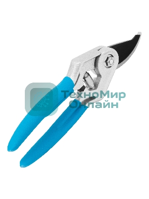 Секатор прямого реза Palisad LUXE 205 мм, алюминиевые рукоятки в ПВХ-оболочке