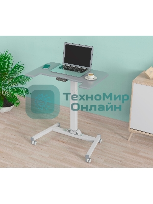 Стол для ноутбука Cactus VM-FDE101 столешница МДФ серый 80x60x123см (CS-FDE101WGY)