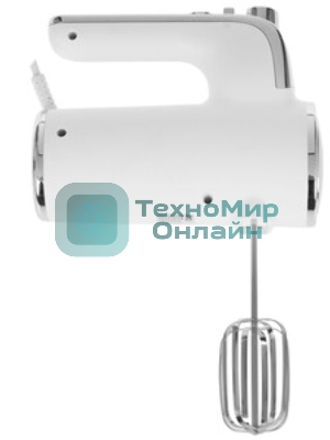 Миксер ручной BQ MX420 белый, мощность 500 Ватт, 5 скоростей, режим Турбо