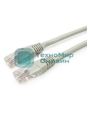 Патч-корд медный UTP CablexpertPP10-2M кат.5e, 2м, литой, многожильный, серый