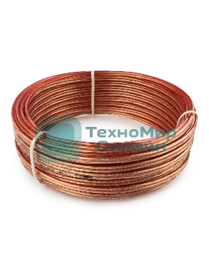 Акустический кабель Cablexpert CC-TC2x0,75-15M, прозрачный, 15 м, бухта