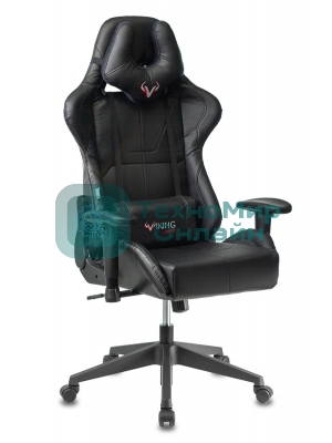 Кресло игровое Бюрократ VIKING 5 AERO BLACK EDITION черный искусственная кожа