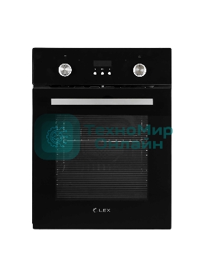 Духовой шкаф LEX EDP 4571 BLобъем 55л, LED таймер, 7 функций, встраиваемый