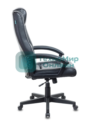 Кресло руководителя Бюрократ T-9906N/BLACK черный, кожа