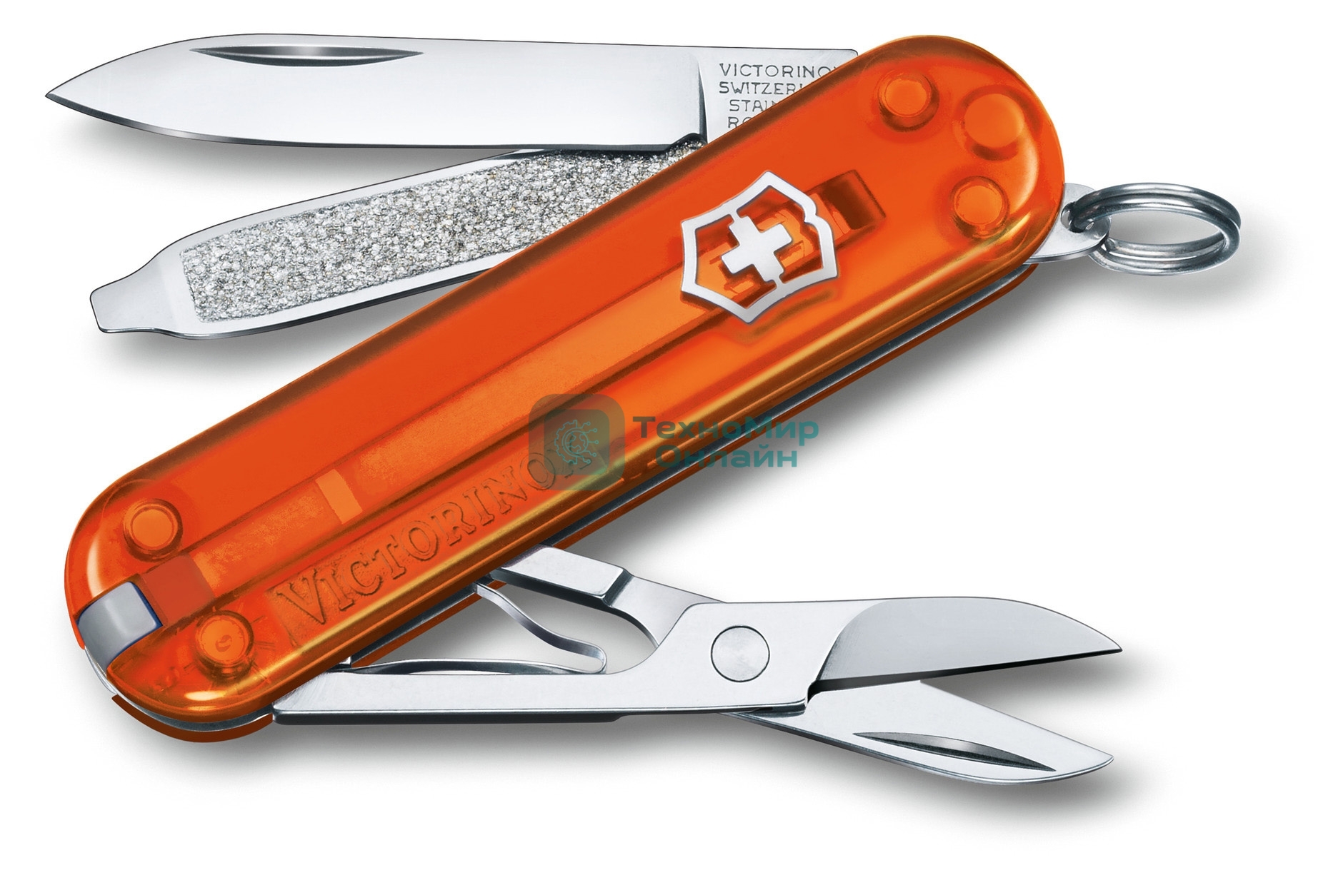 Нож перочинный Victorinox Classic Fire Opal (0.6223.T82G) 58мм 7функц. карт.коробка