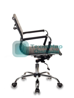 Кресло Бюрократ CH-883-LOW/BLACK черный, экокожа